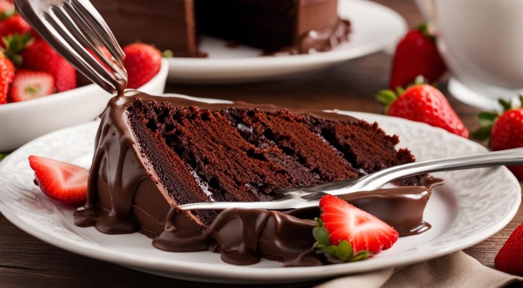 Bolo de chocolate gelado