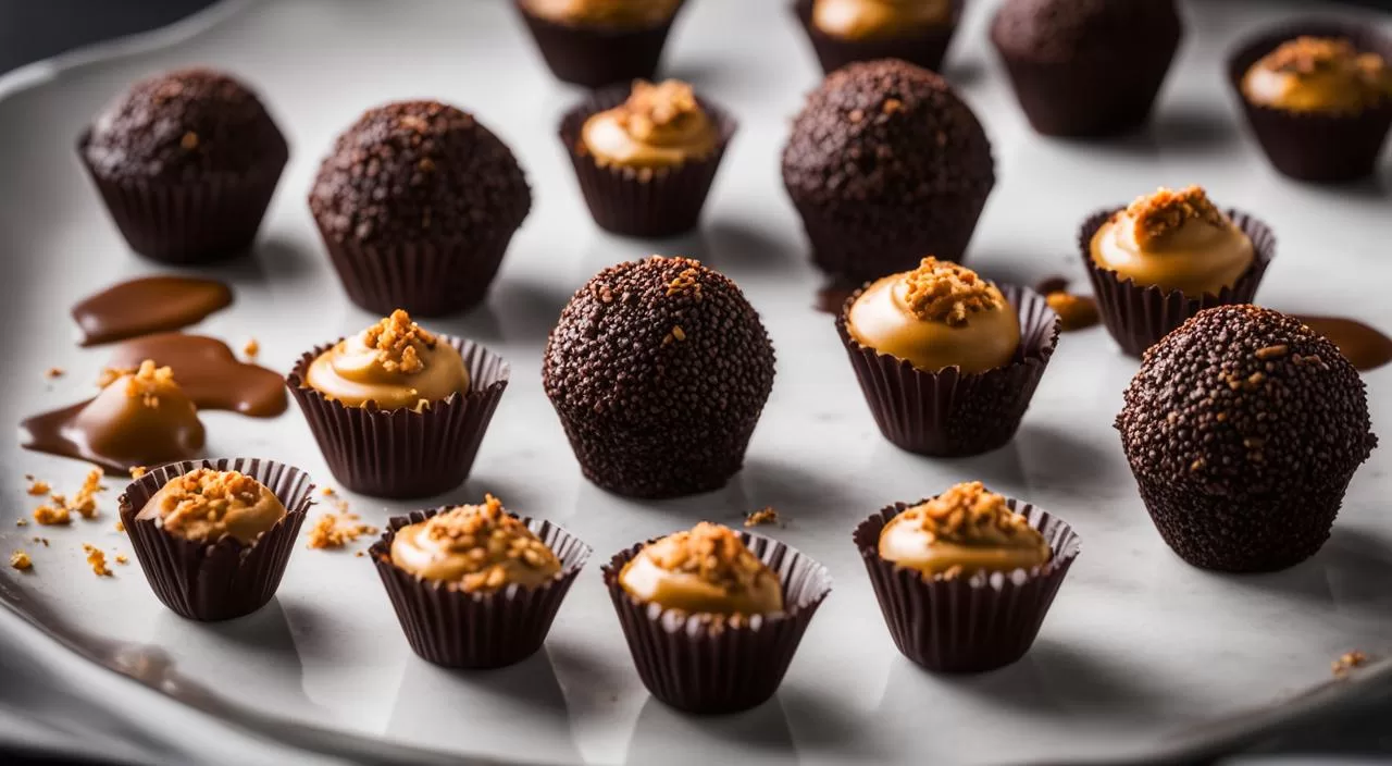 Brigadeiro recheado