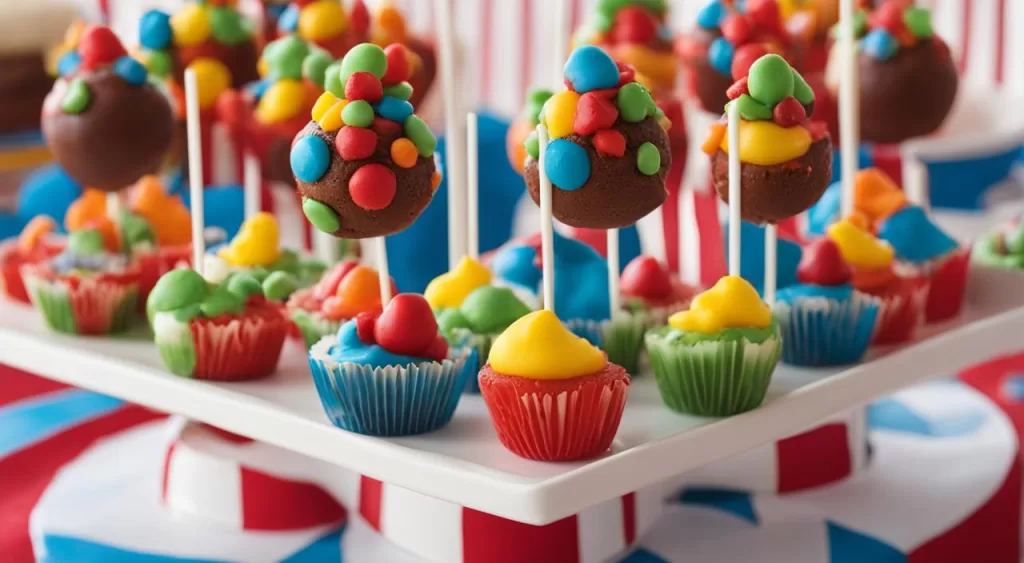 Cake Pops para festa de circo