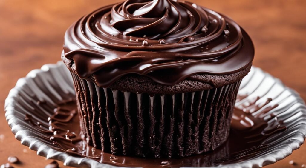 Cobertura para cupcakes de chocolate