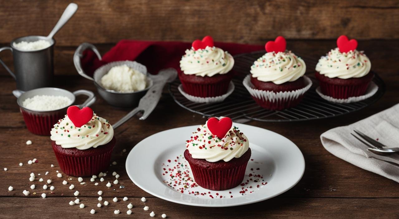 Cupcake de red velvet