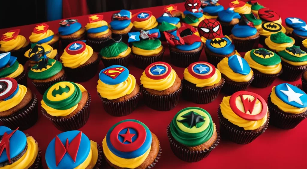Cupcakes Temáticos para Festas Infantis com Super-Heróis