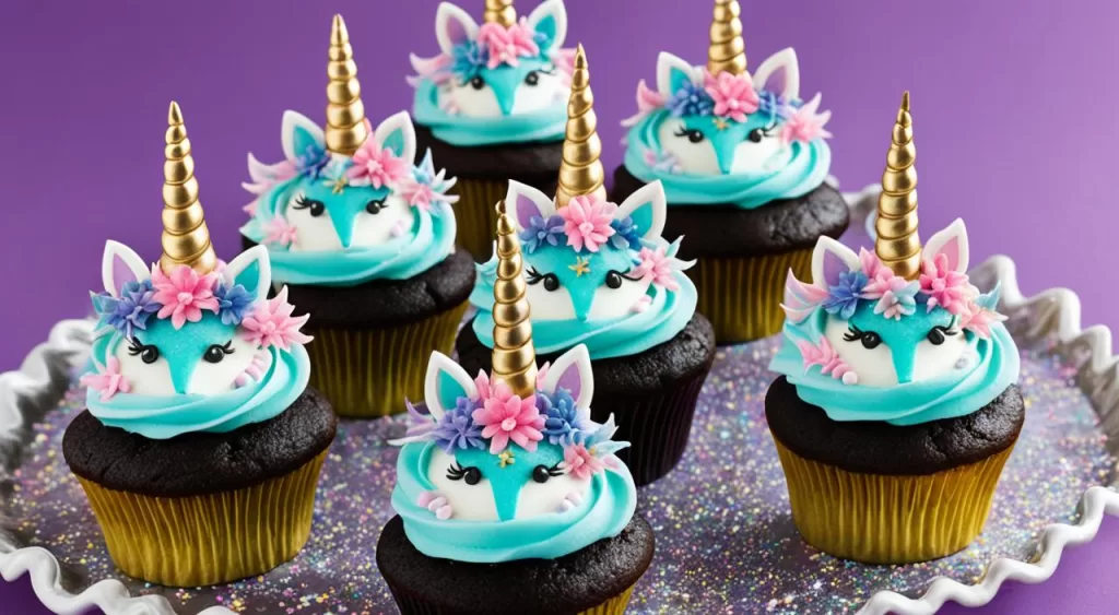 Cupcakes de Unicórnio