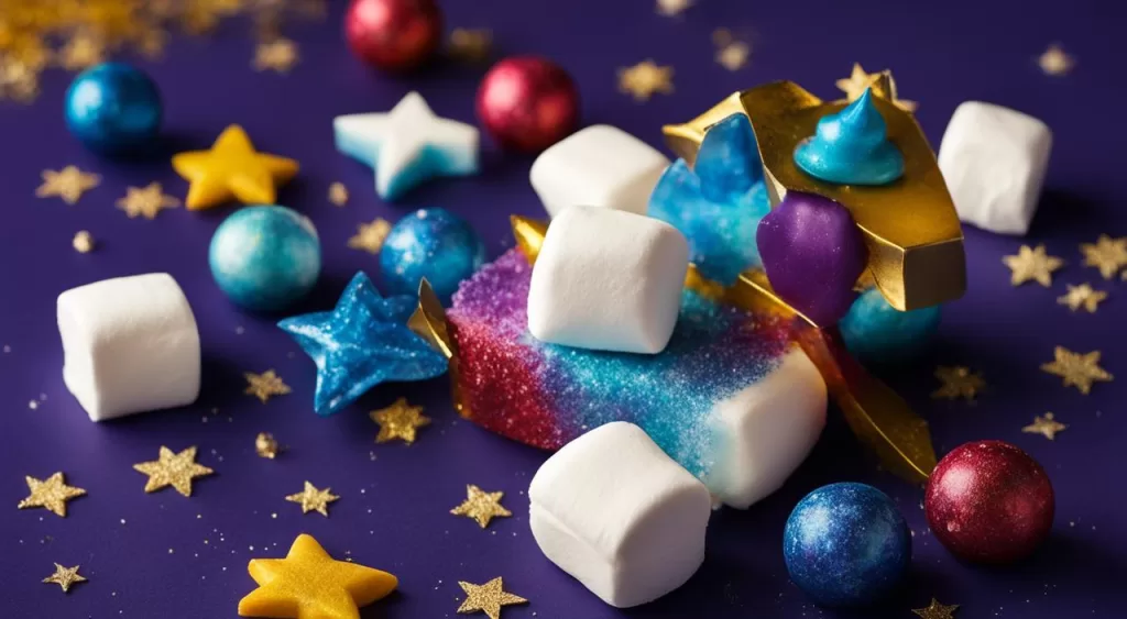 Decoração de Marshmallows com Tema Espacial