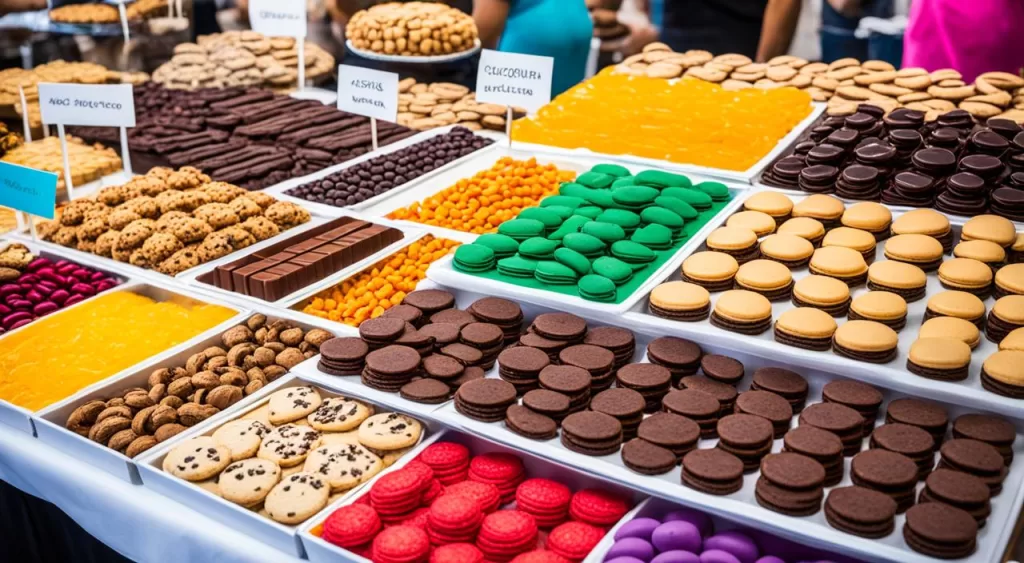 Doces para festa de viagem