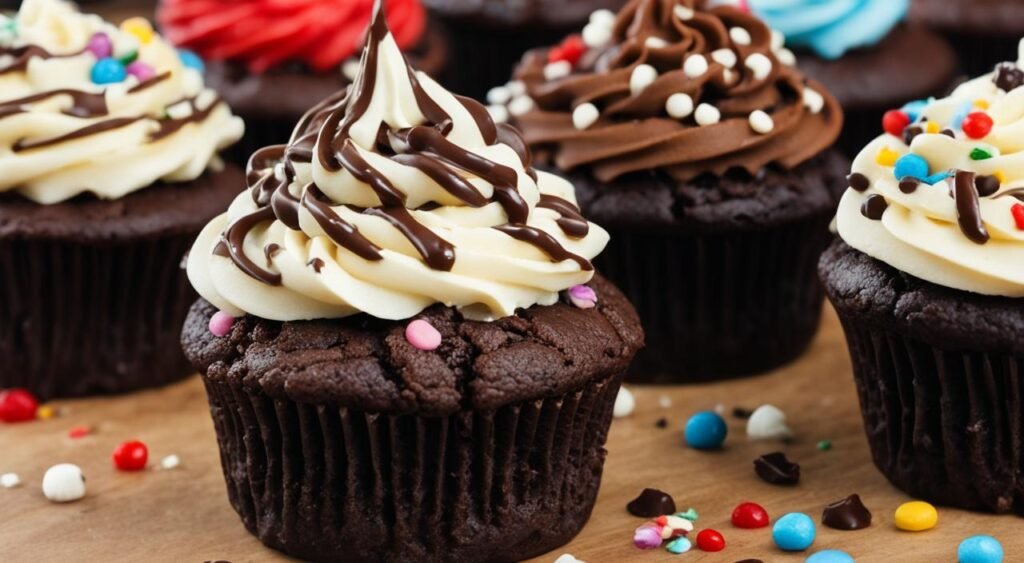 Variações para cupcakes de chocolate