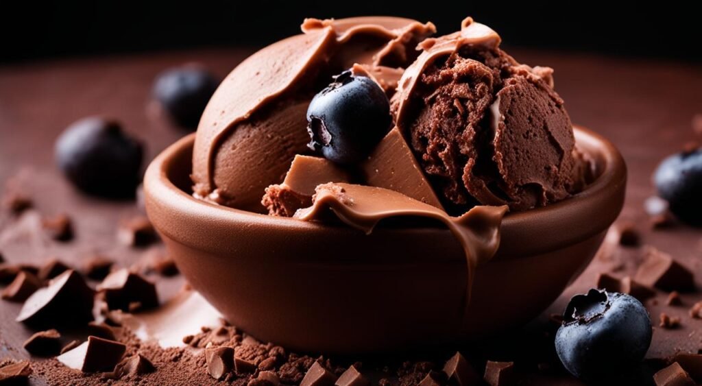 benefícios do sorvete de chocolate