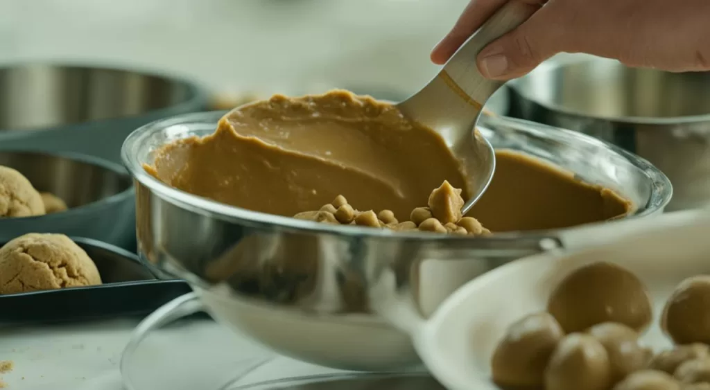 como fazer cookie de pasta de amendoim