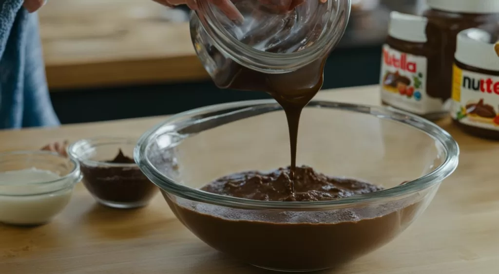 como fazer cookies de nutella