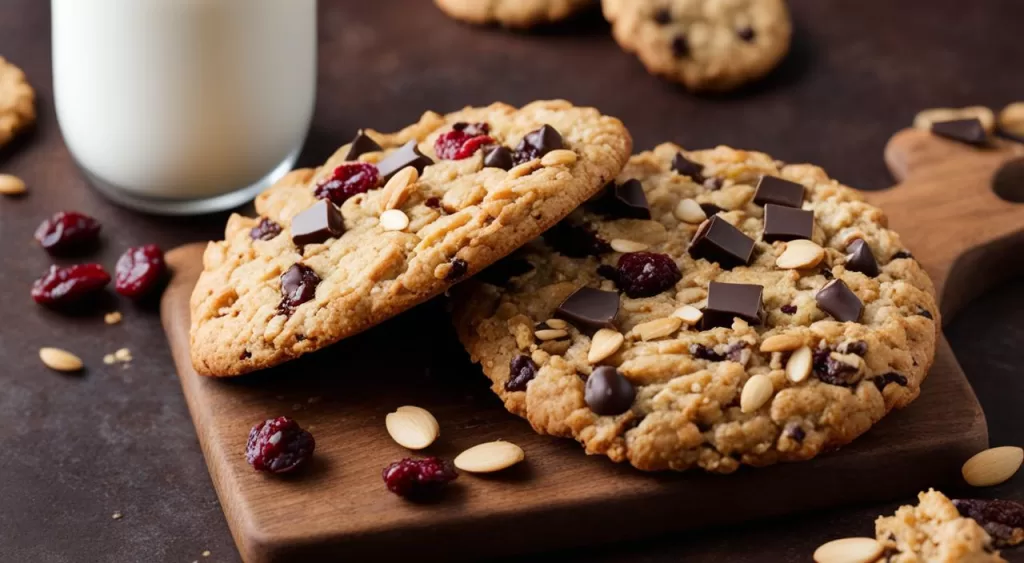cookie de aveia delicioso