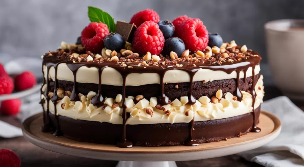 decoração da torta de brigadeiro