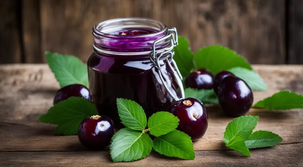 geleia de jabuticaba com manjericão