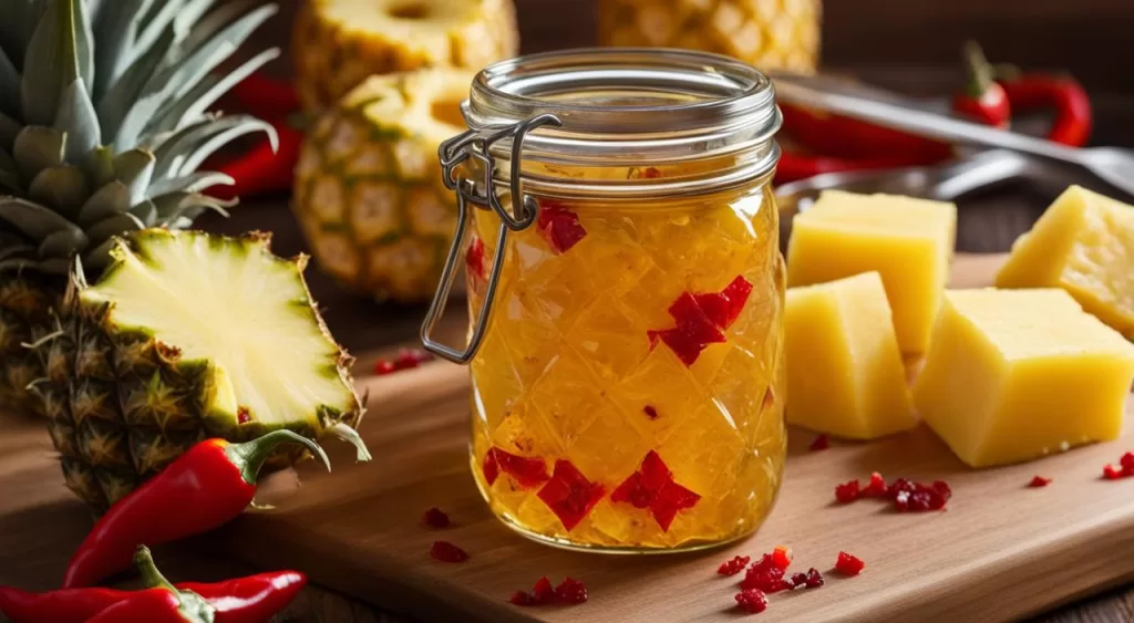 receita de geleia de abacaxi com pimenta