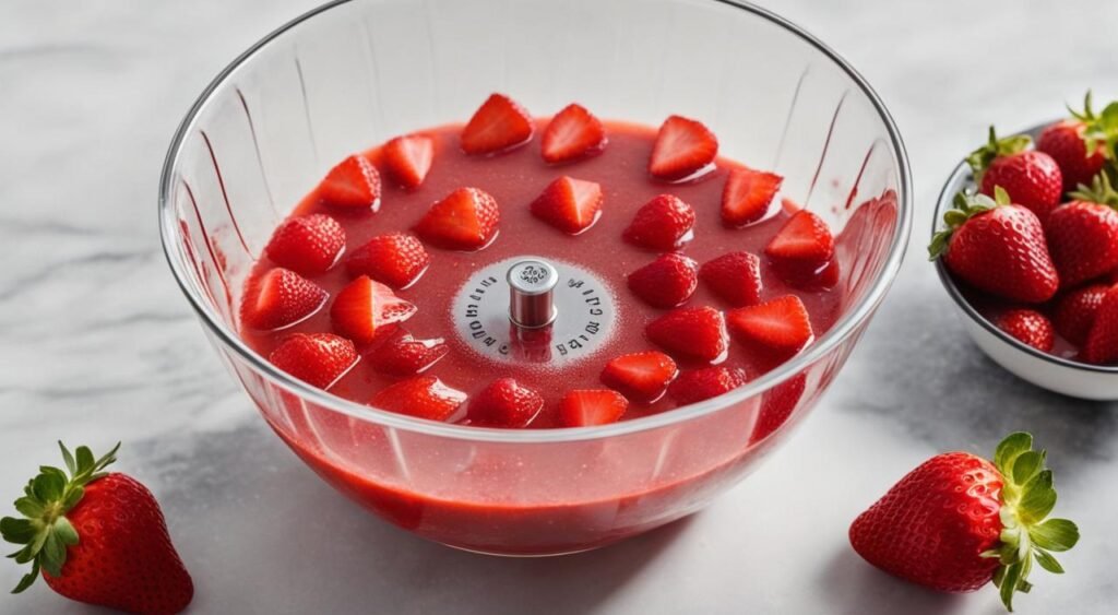 tempo de preparo gelatina de morango