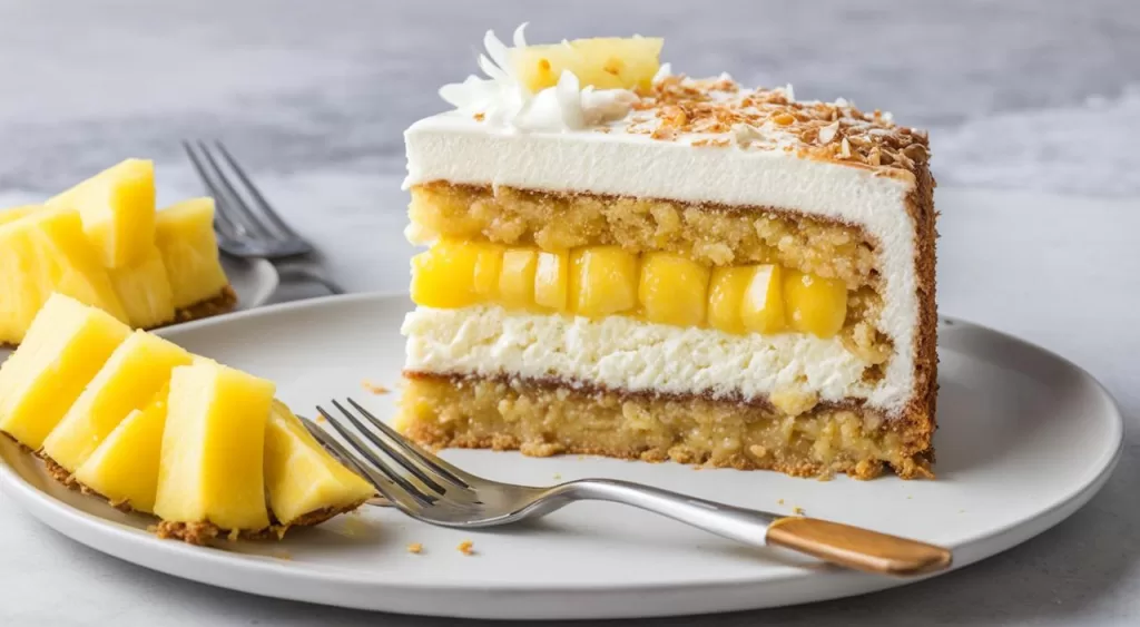 torta holandesa com abacaxi