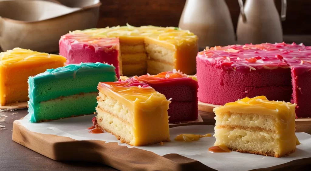 variações da torta de coco