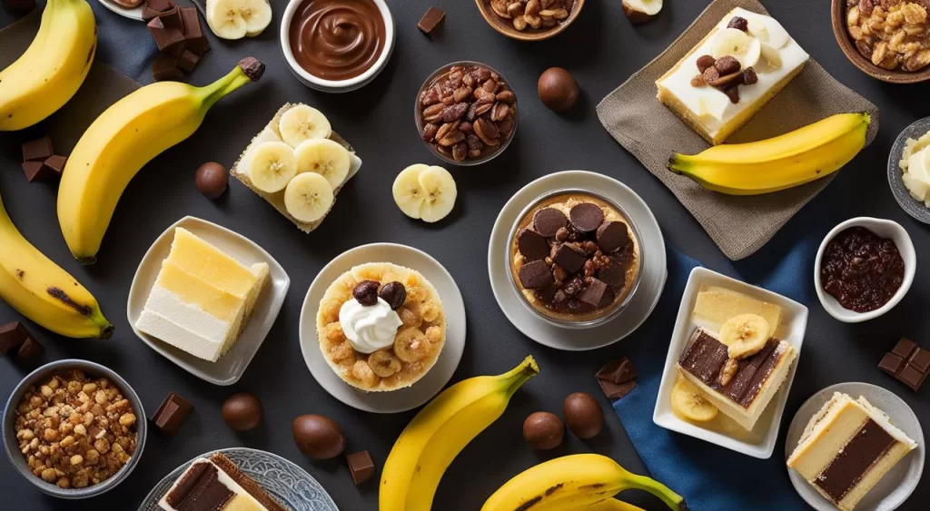 variações torta de banana